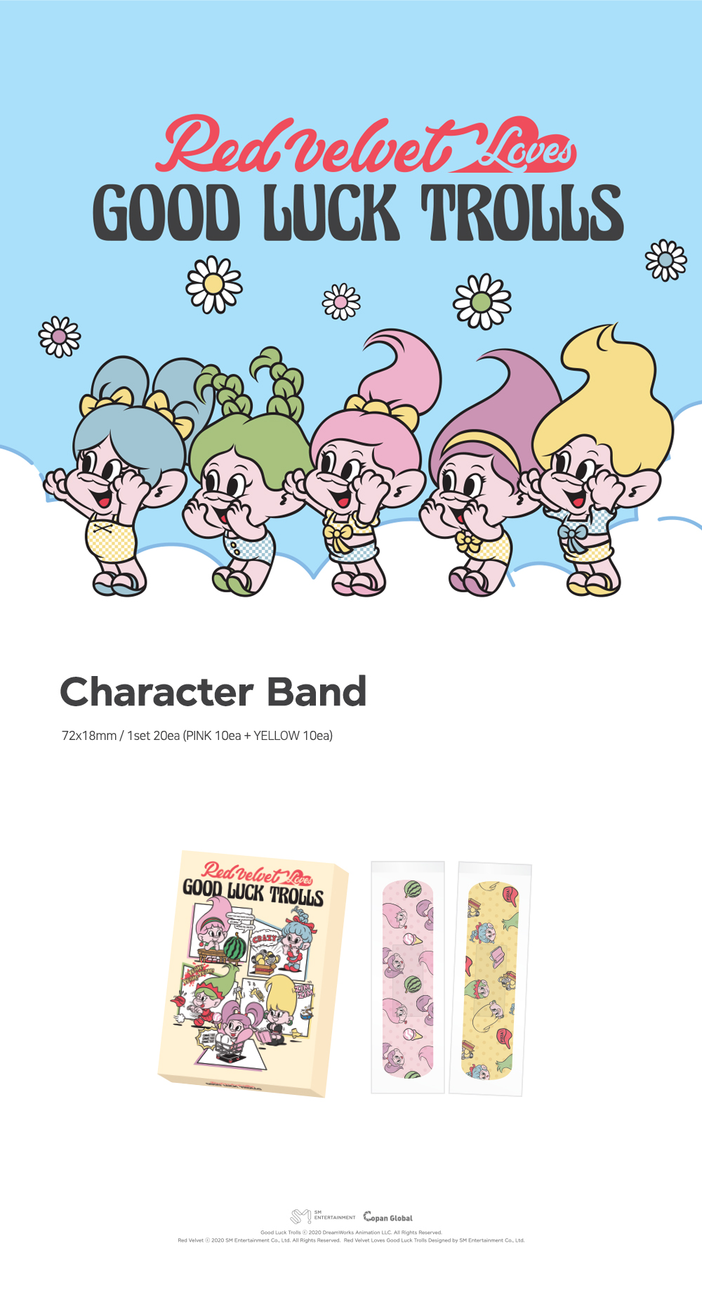 Red Velvet Trolls POP-UP トレカ 全セット Red Velvet TROLLS POP-UP STORE - CHARACTER BAND
